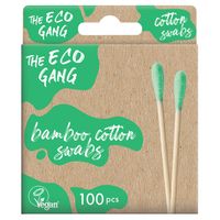The Eco Gang Bamboo Cotton Swabs - Green